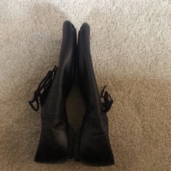 American Ballet Theatre (ABT) Leather Upper Jazz Dance Shoes w/String Tie-size 8 - Picture 9 of 10